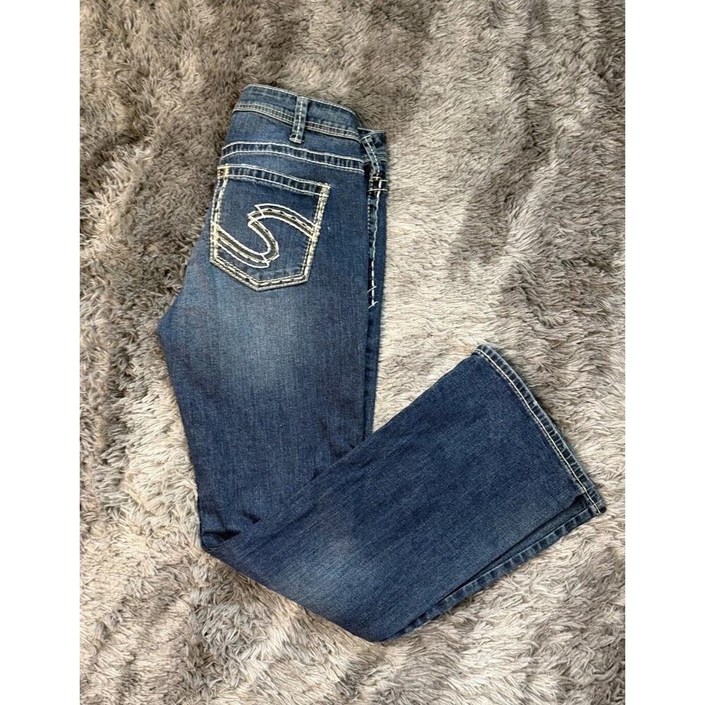 Silver Jeans Womens 32x31 Suki Bootcut Thick‎ Stitch